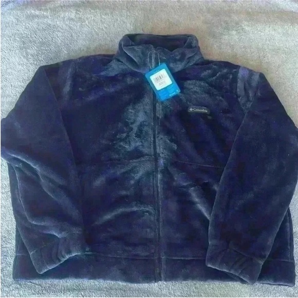 Columbia Sportswear Fireside Fleece Jacket - Full Zip in Nocturnal Size 1X NWT - Picture 9 of 9